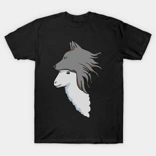 Sheep in Wolf Skin - Cute Sheep Drawing That's Rather Funny T-Shirt